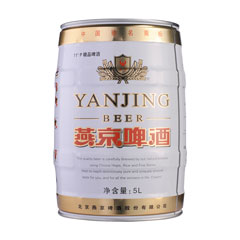 燕京精品啤酒5L